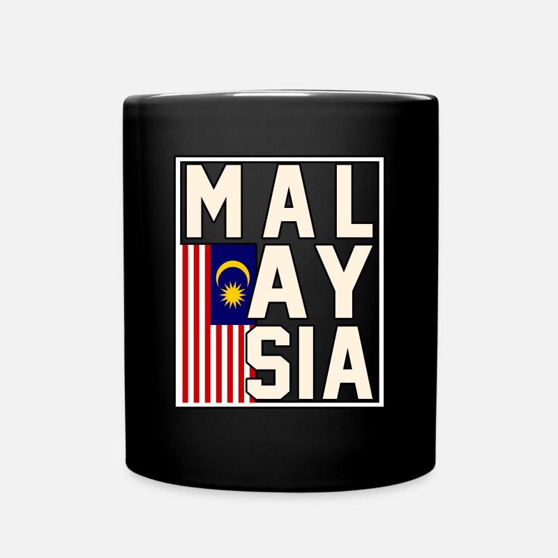Malaysia - Tasse einfarbig - Schwarz