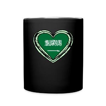 Saudi Arabia - Full Colour Mug - black - Front