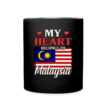 Malaysia - Full Colour Mug - black - Front
