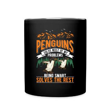 Penguin Gift Penguin - Full Colour Mug - black - Front