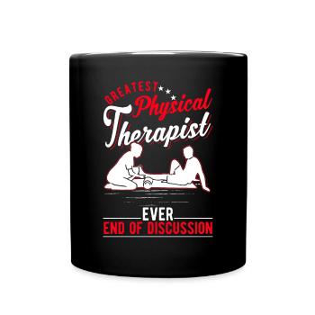 Meilleur kinésithérapeute physiothérapie Physio - Mug uni - noir - Devant