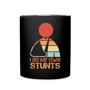 Je fais mes propres cascades qui sont bonnes - Mug uni - noir - Devant