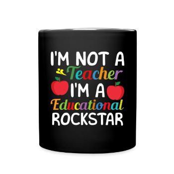 Teacher Teaching Pedagogical Teacher - Full Colour Mug - black - Front
