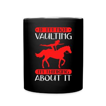 Vaulting Equestrian Equestrian Equestrian Sport Equestrian Gift - Full Colour Mug - black - Front