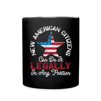 Nouveaux citoyens américains USA America Constitution Day - Mug uni - noir - Devant