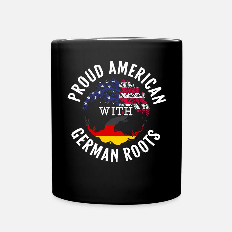 Stolzer Amerikaner mit deutschen Wurzeln von Steuben Day - Tasse einfarbig - Schwarz