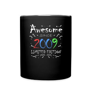 Vintage 2009 - Fantastic since 2009 - Full Colour Mug - black - Front