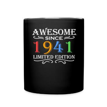 1941 - Jahrgang 1941 - Fantastisch seit 1941 - Tasse einfarbig - Schwarz - Vorne