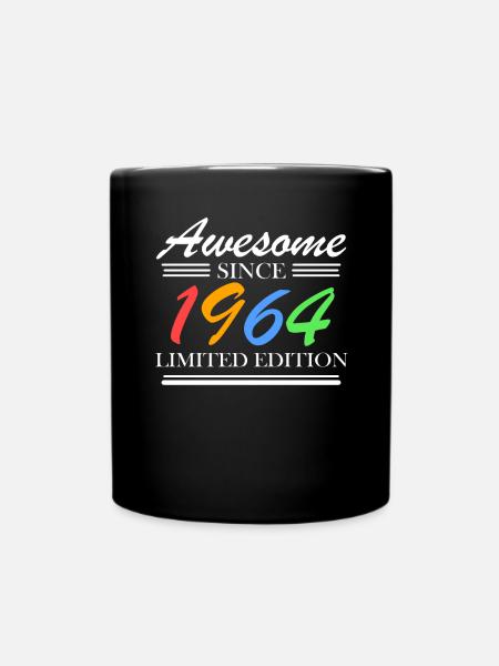 1964 - Jahrgang 1964 - Fantastisch seit 1964 - Tasse einfarbig - Schwarz