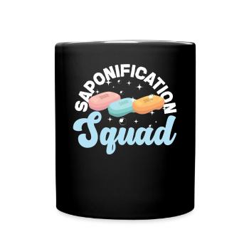 Fabrication de savon - Mug uni - noir - Devant