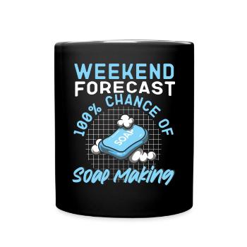 Week-end d’artisanat de fabrication de savon - Mug uni - noir - Devant