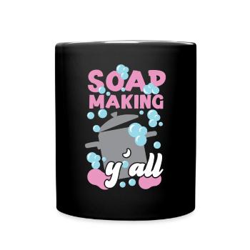 Fabrication de savon Artisanat Fabrication de savon - Mug uni - noir - Devant