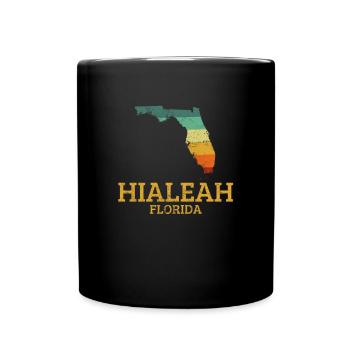 Hialeah florida Hialeah - Full Colour Mug - black - Front