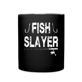 Fish Slayer - Full Colour Mug - black - Front