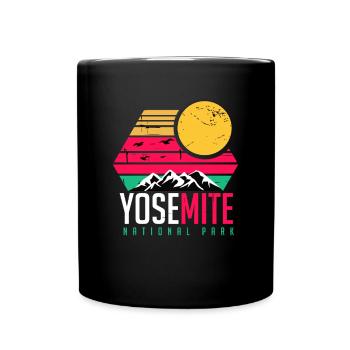 Parc national de Yosemite Souvenir California Nature W - Mug uni - noir - Devant
