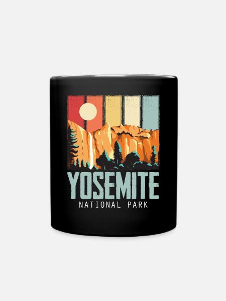 Souvenir Grizzlybär Wandern Yosemite Kalifornien N - Tasse einfarbig - Schwarz