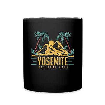 Parc national Souvenir Californie Yosemite Randonnée - Mug uni - noir - Devant