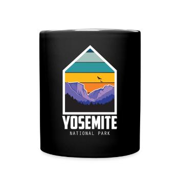 Parc national Heartbeat Yosemite California Souve - Mug uni - noir - Devant