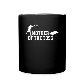 Mother Of The Toss Cornhole Shirt Gift - Full Colour Mug - black - Front