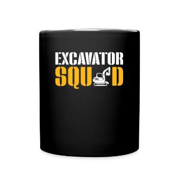 Excavator Squad Chemise Excavator Driver Cadeau - Mug uni - noir - Devant