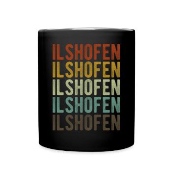 Ilshofen City Retro Vintage - Mug uni - noir - Devant
