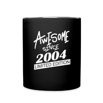 2004 - Jahrgang 2004 - Fantastisch seit 2004 - Tasse einfarbig - Schwarz - Vorne