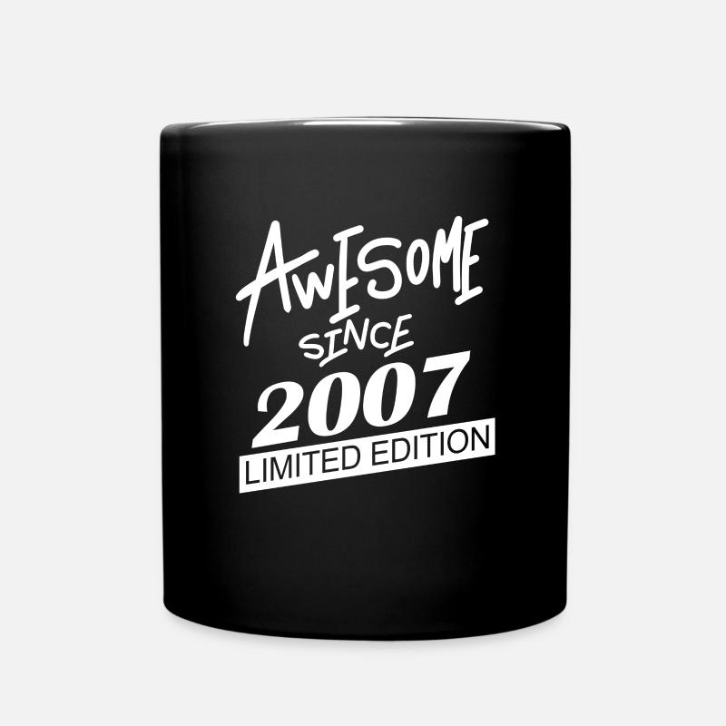 2007 - Jahrgang 2007 - Fantastisch seit 2007 - Tasse einfarbig - Schwarz
