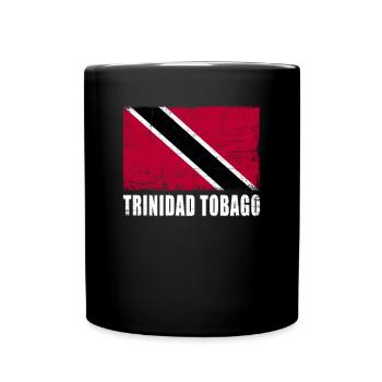 Trinidad Tobago Drapeau Trinité-et-Tobago Drapeau - Mug uni - noir - Devant