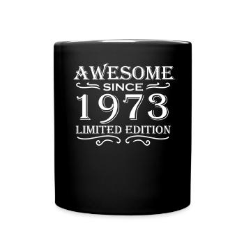 1973 - Né en 1973 - Fantastique depuis 1973 - Mug uni - noir - Devant