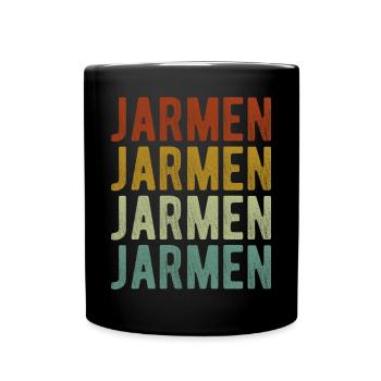 Jarmen City Retro Vintage - Full Colour Mug - black - Front
