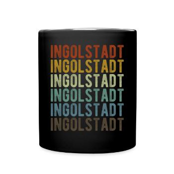 Ingolstadt City Rétro Vintage - Mug uni - noir - Devant