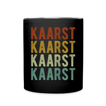 Kaarst City Retro Vintage - Full Colour Mug - black - Front
