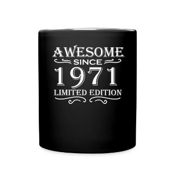 1971 - Born 1971 - Fantastic since 1971 - Full Colour Mug - black - Front