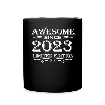 2023 - Jahrgang 2023 Baby - Fantastisch seit 2023 - Tasse einfarbig - Schwarz - Vorne