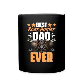 Best funny wild boar hunting humor for a - Full Colour Mug - black - Front