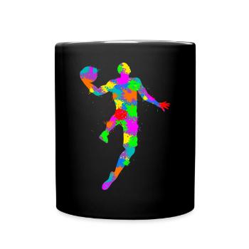 Basket-ball Basket-ball Hommes Enfants Garçons - Mug uni - noir - Devant