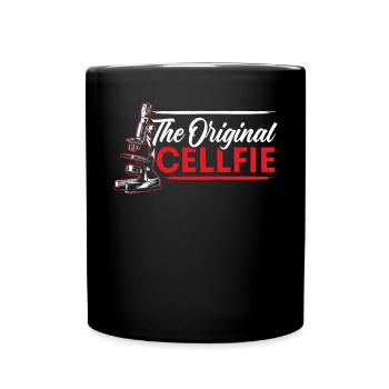 The Original Cellfie Science Lover Microbiology - Full Colour Mug - black - Front