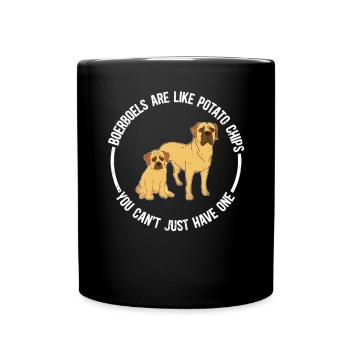Boerboel dog owner | Dog Lovers Gift - Full Colour Mug - black - Front