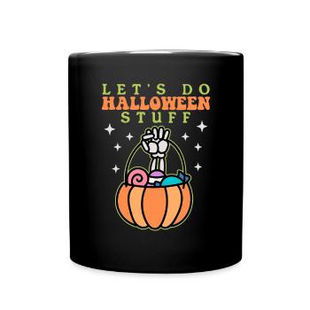 Halloween Party Ghost Costume Cadeau effrayant - Mug uni - noir - Devant