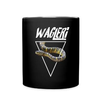 Tropidolaemus Wagleri Pitviper Serpent venimeux - Mug uni - noir - Devant