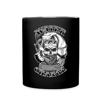 Tropical Fish Keepers Aquarium Fish Water Change - Full Colour Mug - black - Front