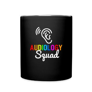 Audiology squad, audiologist - Full Colour Mug - black - Front