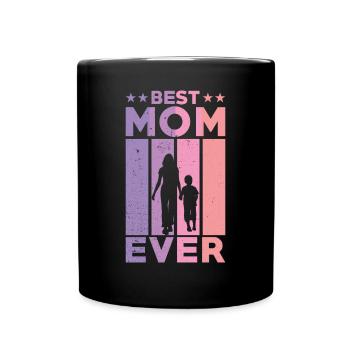 Meilleure mère de tous les temps Retro One Kid Best - Mug uni - noir - Devant