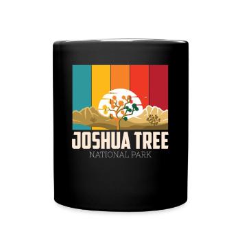 Joshua Tree Kalifornien Wüste Nationalpark Camping - Tasse einfarbig - Schwarz - Vorne
