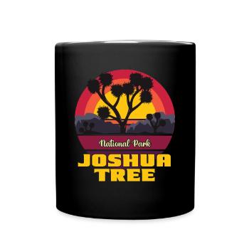 Joshua Tree Nationalpark Wandern Kalifornische Wüs - Tasse einfarbig - Schwarz - Vorne