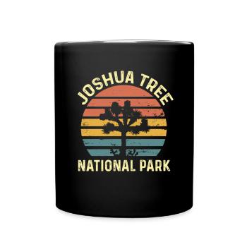 Kalifornien Nationalpark Joshua Tree Souvenir Wand - Tasse einfarbig - Schwarz - Vorne