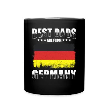 German Father The Best Fathers German Flag - Full Colour Mug - black - Front