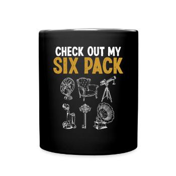 Antiquing Check out my Six Pack Antique Collecting - Tasse einfarbig - Schwarz - Vorne