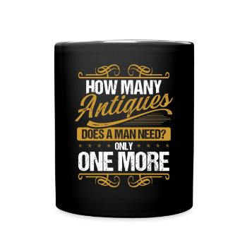 Antique Collector Antiquing Wax Treasure Hunter - Full Colour Mug - black - Front