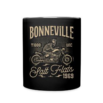 Bonneville Salt Flats Moto Racing Vintage - Mug uni - noir - Devant